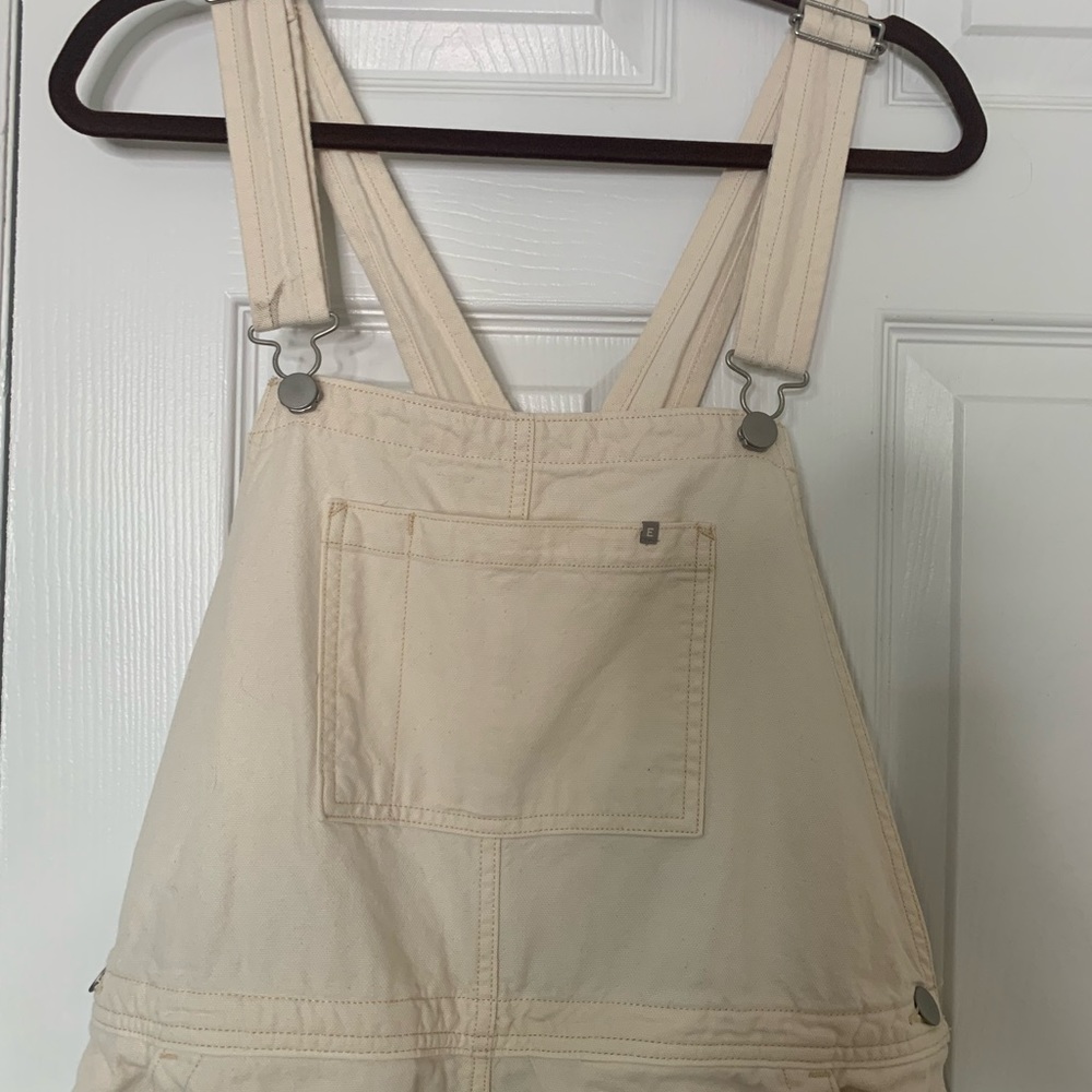 Everlane canvas overalls